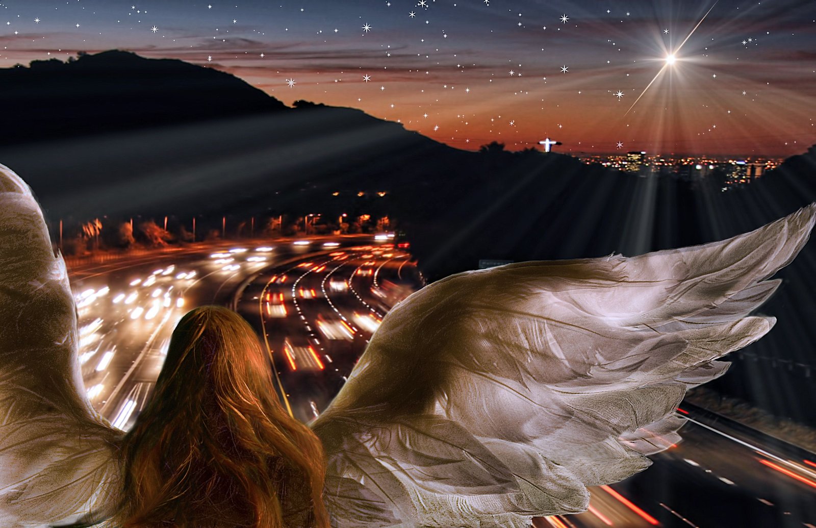 LA Freeway Angel
