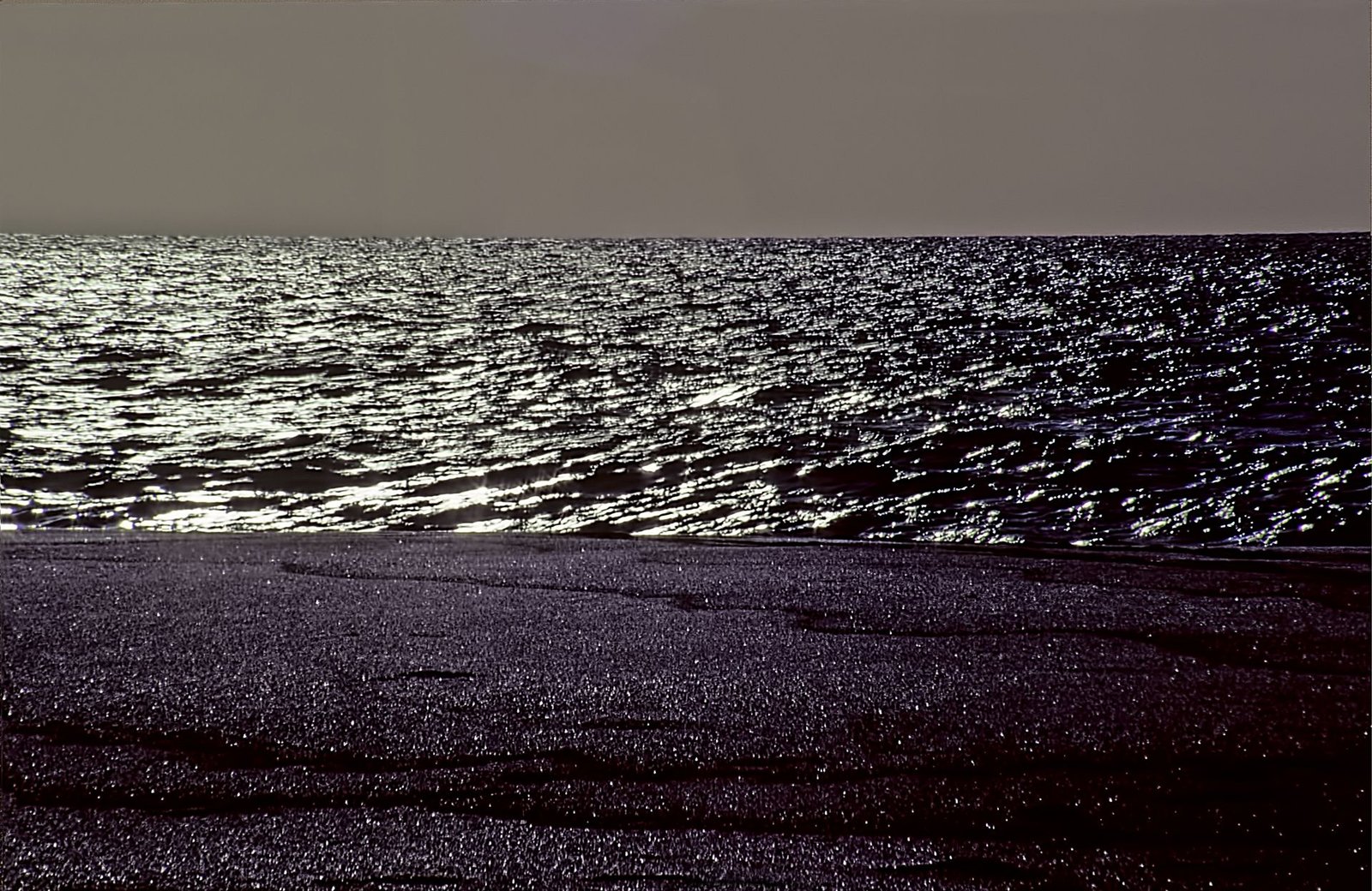 Gray Ocean Horizon