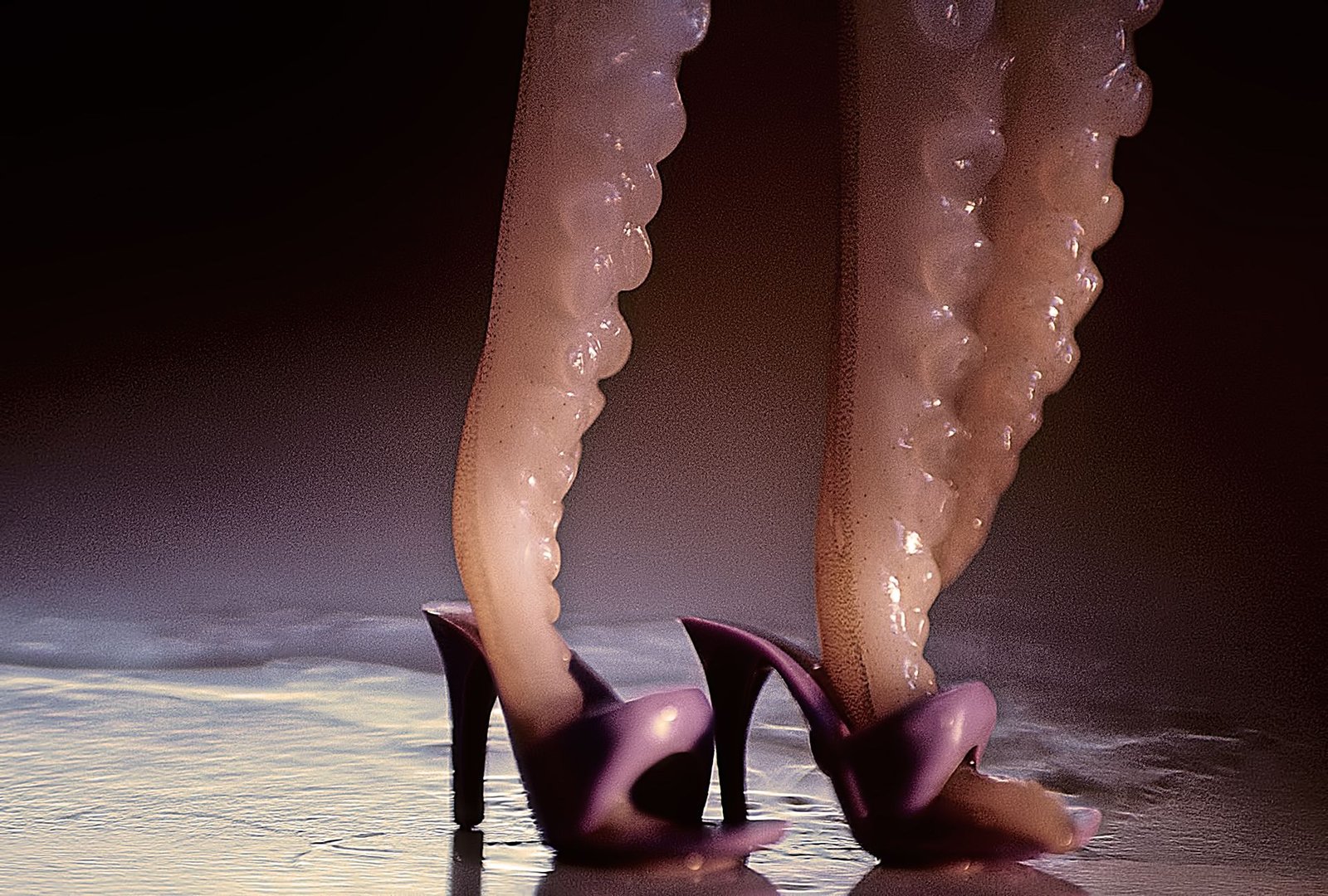 Octopus in high heels